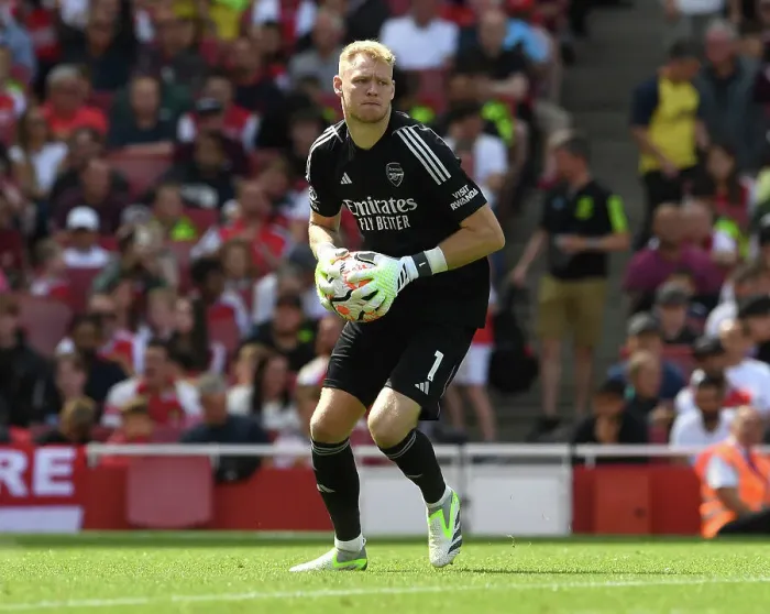 Framed Print : Arsenal's Aaron Ramsdale Makes Premier League Debut: Arsenal vs. Nottingham Forest (2023-24) Framed Print : Arsenal's Aaron Ramsdale Makes Premier League Debut: Arsenal vs. Nottingham Forest (2023-24)