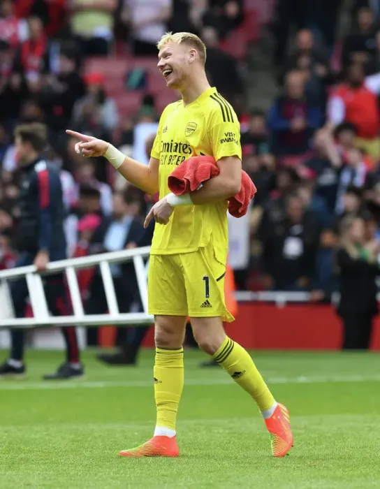 Framed Print : Arsenal's Aaron Ramsdale Reacts After Arsenal v Tottenham Premier League Clash (2022-23) Framed Print : Arsenal's Aaron Ramsdale Reacts After Arsenal v Tottenham Premier League Clash (2022-23)