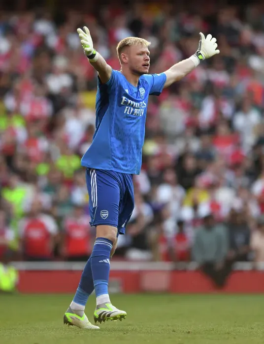 Framed Print : Arsenal's Aaron Ramsdale Shines in Debut: Thrilling 2023-24 Premier League Showdown vs Manchester United at Emirates Stadium Framed Print : Arsenal's Aaron Ramsdale Shines in Debut: Thrilling 2023-24 Premier League Showdown vs Manchester United at Emirates Stadium