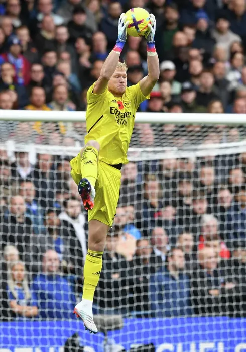 Framed Print : Arsenal's Aaron Ramsdale Stares Down Chelsea in Thrilling 2022-23 Premier League Clash Framed Print : Arsenal's Aaron Ramsdale Stares Down Chelsea in Thrilling 2022-23 Premier League Clash