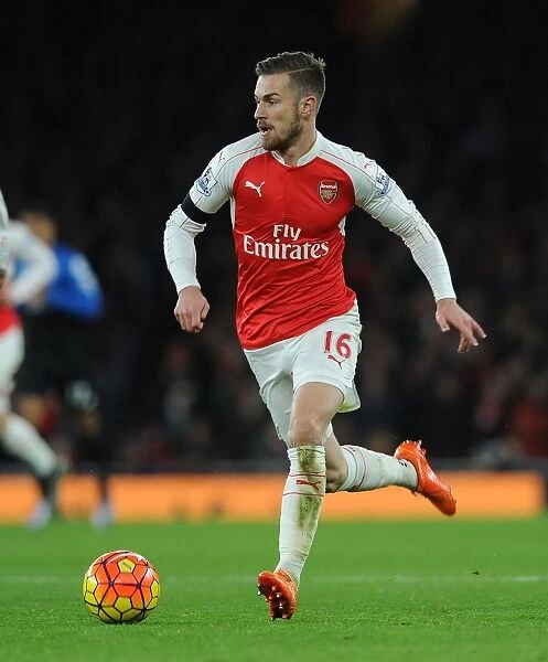 Arsenal's Aaron Ramsey in Action: Arsenal vs Bournemouth, Premier League 2015-16