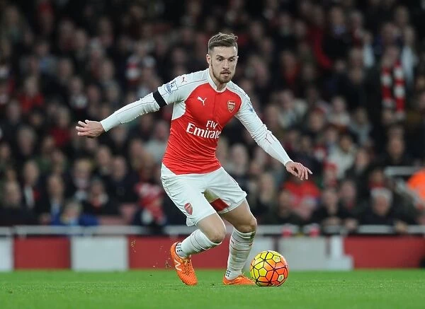 Arsenal's Aaron Ramsey in Action: Arsenal vs. Bournemouth, 2015-16