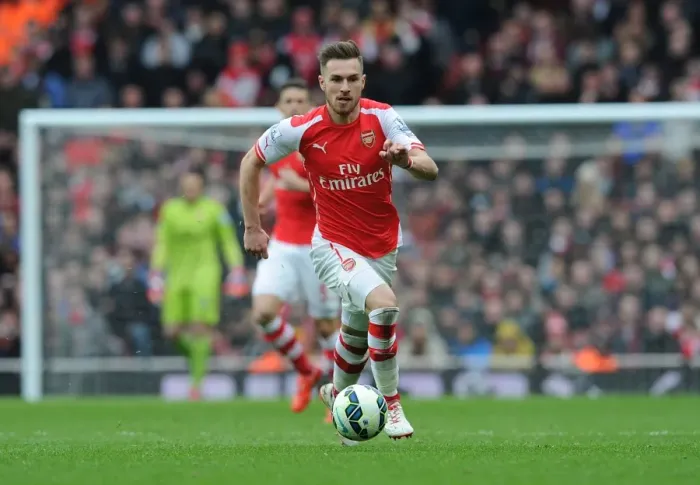 Framed Print : Arsenal's Aaron Ramsey in Action Against Liverpool, Premier League 2014-15 Framed Print : Arsenal's Aaron Ramsey in Action Against Liverpool, Premier League 2014-15