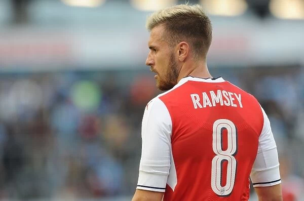 Arsenal's Aaron Ramsey in Action against Manchester City - 2016-17 Pre-Season Friendly, Gothenburg
