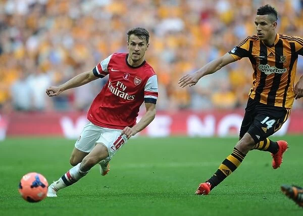 Arsenal's Aaron Ramsey in FA Cup Final Showdown against Hull City