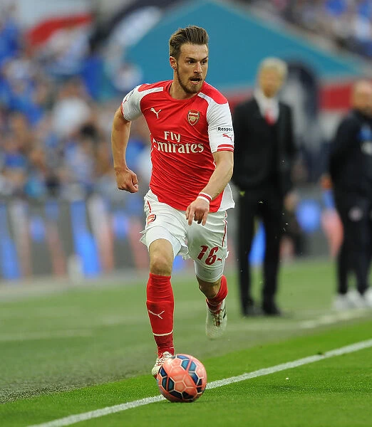 Arsenal's Aaron Ramsey in FA Cup Semi-Final Battle against Reading