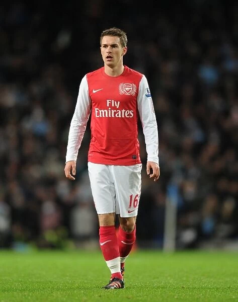 Arsenal's Aaron Ramsey Faces Manchester City in Premier League Clash (2011-12)