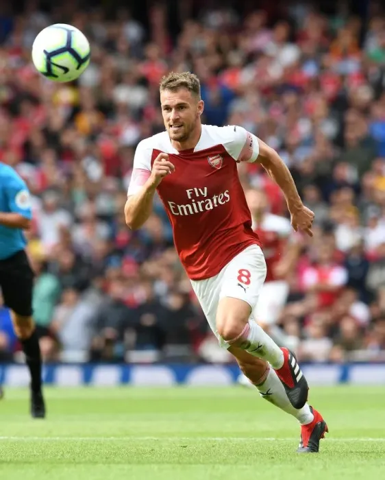 Framed Print : Arsenal's Aaron Ramsey Faces Manchester City in Premier League Showdown