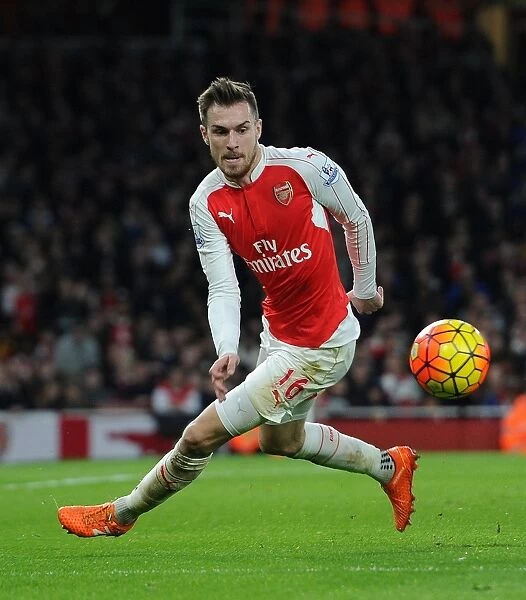 Arsenal's Aaron Ramsey Fights for Possession Against Chelsea (2016)