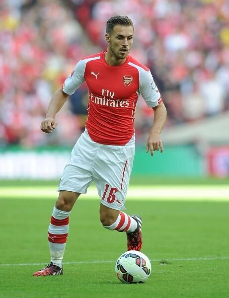 Arsenal's Aaron Ramsey Goes Head-to-Head Against Manchester City in FA Community Shield Showdown