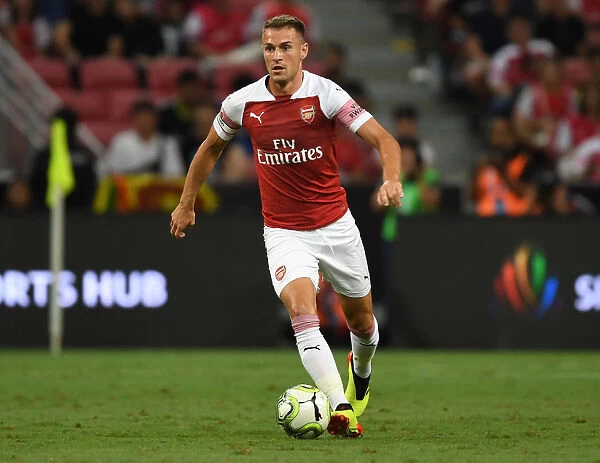 Arsenal's Aaron Ramsey Goes Head-to-Head Against Atletico Madrid in International Champions Cup 2018