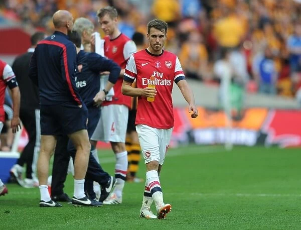Arsenal's Aaron Ramsey Goes Head-to-Head with Hull City in FA Cup Final Showdown