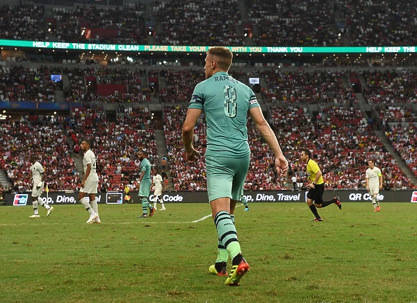 Arsenal's Aaron Ramsey Goes Head-to-Head Against Paris Saint-Germain in 2018 International Champions Cup, Singapore