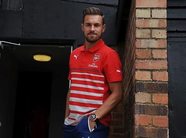 Arsenal's Aaron Ramsey Prepares for Action in Borehamwood Friendly