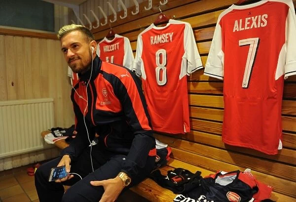 Arsenal's Aaron Ramsey Prepares for Arsenal vs Manchester City Showdown in Gothenburg, 2016