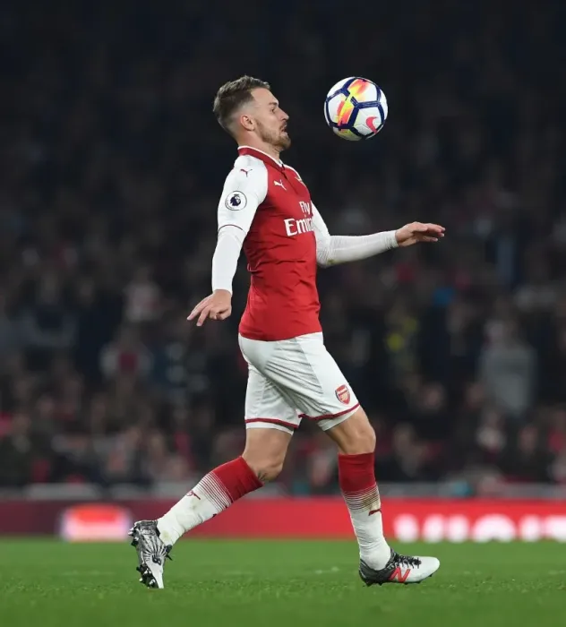 Framed Print : Arsenal's Aaron Ramsey Scores in 2-0 Win Over West Bromwich Albion at Emirates Stadium