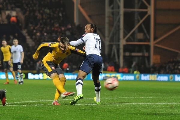 Arsenal's Aaron Ramsey Scores First Goal in FA Cup Win Against Preston North End