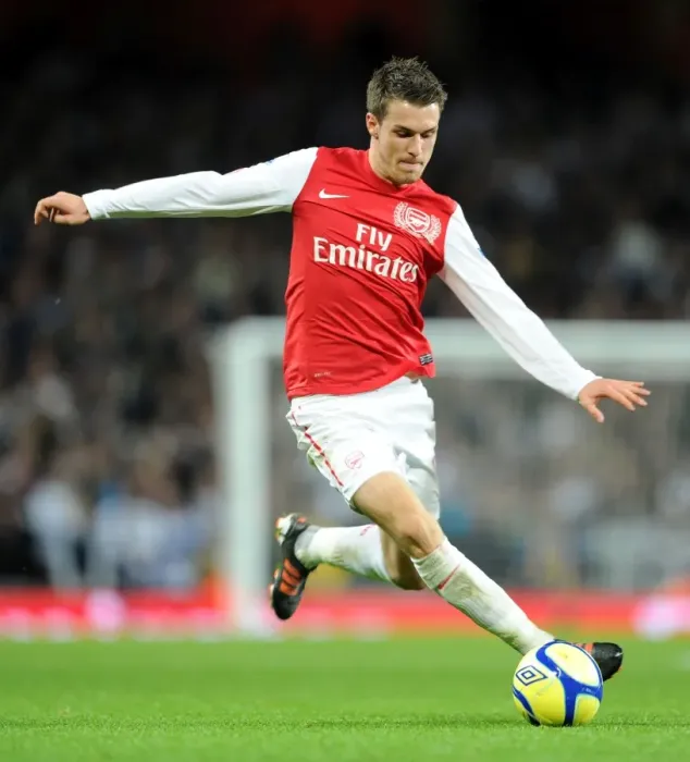 Framed Print : Arsenal's Aaron Ramsey Shines in FA Cup Clash Against Leeds United Framed Print : Arsenal's Aaron Ramsey Shines in FA Cup Clash Against Leeds United