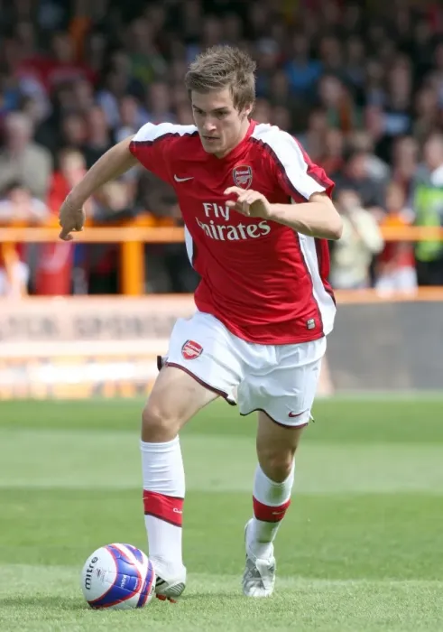 Framed Print : Arsenal's Aaron Ramsey Shines in Pre-Season Debut: Barnet 1-2 Arsenal (2008) Framed Print : Arsenal's Aaron Ramsey Shines in Pre-Season Debut: Barnet 1-2 Arsenal (2008)