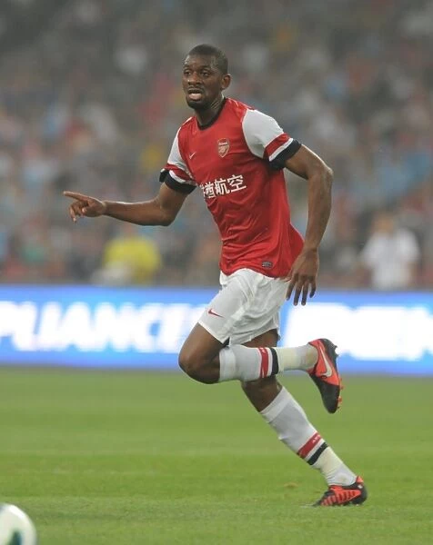 Arsenal's Abou Diaby Shines in Pre-Season Clash Against Manchester City, Beijing 2012