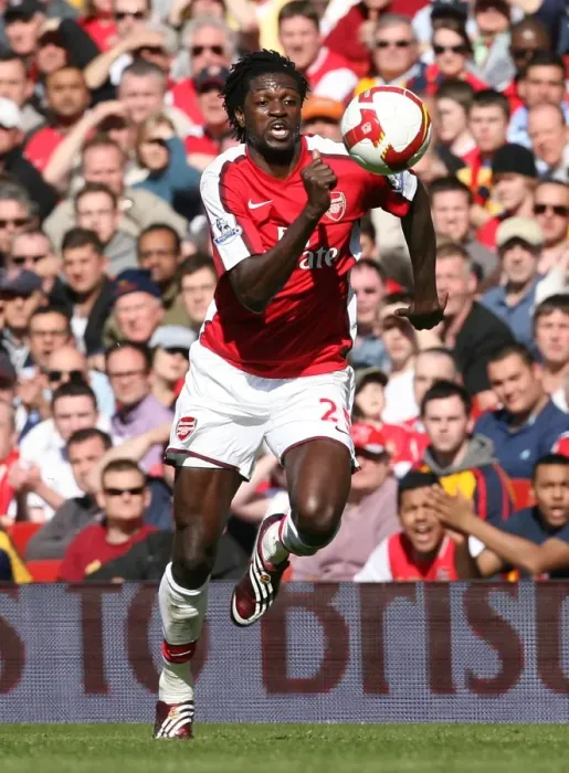 Framed Print : Arsenal's Adebayor Scores Brilliant Double: 2-0 Manchester City, Premier League Victory, Emirates Stadium, 2009 Framed Print : Arsenal's Adebayor Scores Brilliant Double: 2-0 Manchester City, Premier League Victory, Emirates Stadium, 2009