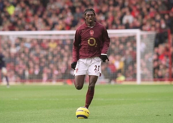 Arsenal's Adebayor Scores Dramatic Goal vs. Bolton Wanderers at Highbury, 2006