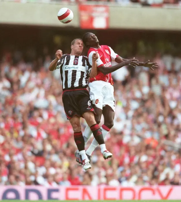 Framed Print : Arsenal's Adebayor Scores Twice as Gunners Crush Sheffield United 3-0
