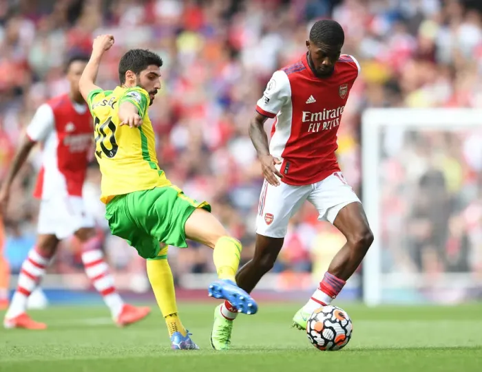 Framed Print : Arsenal's Ainsley Maitland-Niles in Action: Arsenal vs. Norwich City, Premier League 2021-22 Framed Print : Arsenal's Ainsley Maitland-Niles in Action: Arsenal vs. Norwich City, Premier League 2021-22