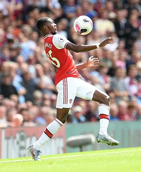 Arsenal's Ainsley Maitland-Niles in Action against Burnley in 2019-20 Premier League