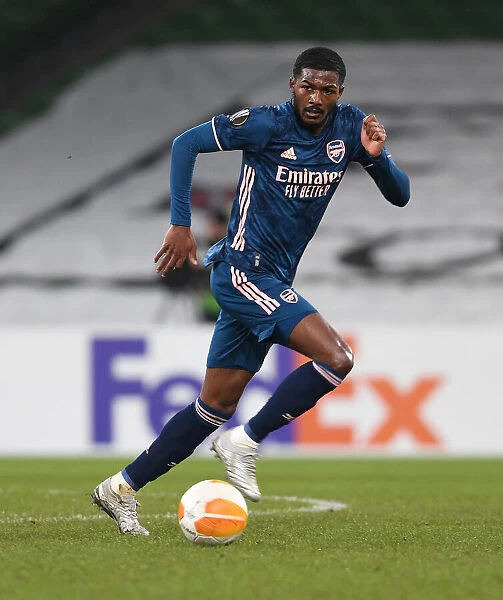 Arsenal's Ainsley Maitland-Niles in Action against Dundalk FC in UEFA Europa League
