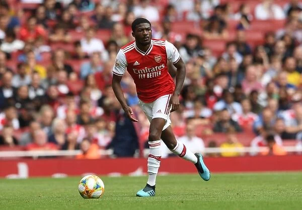 Arsenal's Ainsley Maitland-Niles in Action Against Olympique Lyonnais at Emirates Cup, 2019