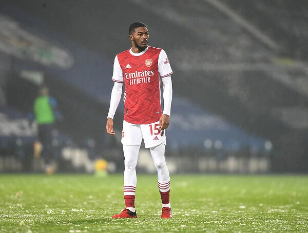 Arsenal's Ainsley Maitland-Niles in Action against West Bromwich Albion - Premier League 2020-21