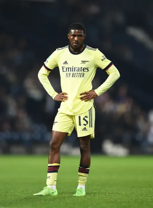 Framed Print : Arsenal's Ainsley Maitland-Niles in Action against West Bromwich Albion in Carabao Cup Match Framed Print : Arsenal's Ainsley Maitland-Niles in Action against West Bromwich Albion in Carabao Cup Match