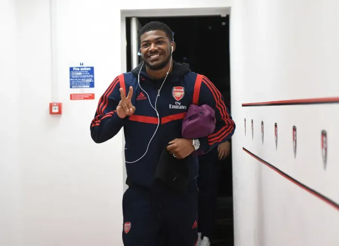 Framed Print : Arsenal's Ainsley Maitland-Niles Arrives at Vitality Stadium for FA Cup Fourth Round Match vs AFC Bournemouth