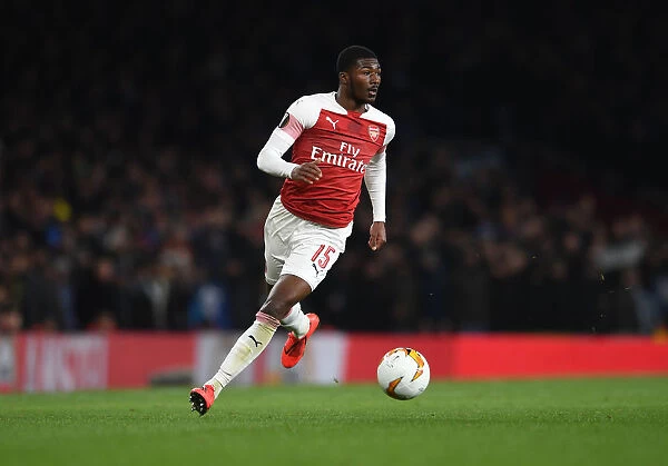 Arsenal's Ainsley Maitland-Niles in Europa League Action Against S.C. Napoli