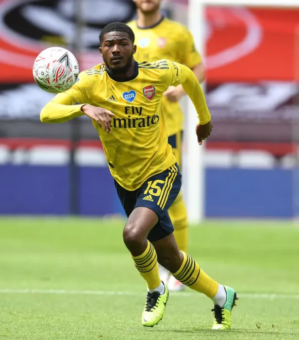 Framed Print : Arsenal's Ainsley Maitland-Niles in FA Cup Quarterfinal Action vs Sheffield United Framed Print : Arsenal's Ainsley Maitland-Niles in FA Cup Quarterfinal Action vs Sheffield United