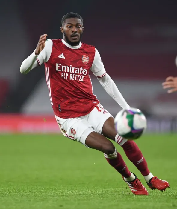 Framed Print : Arsenal's Ainsley Maitland-Niles Faces Manchester City in Carabao Cup Quarterfinal at Emirates Stadium