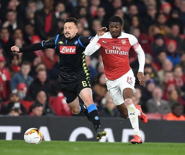 Arsenal's Ainsley Maitland-Niles Outwits Napoli's Mario Rui in Europa League Quarterfinal Clash