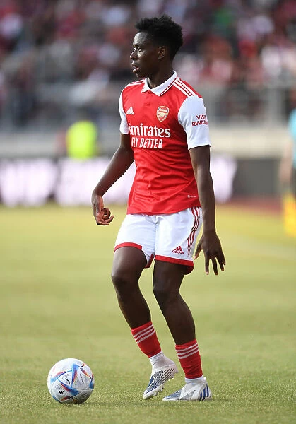 Arsenal's Albert Sambi Lokonga in Action against 1. FC Nurnberg in Pre-Season Friendly