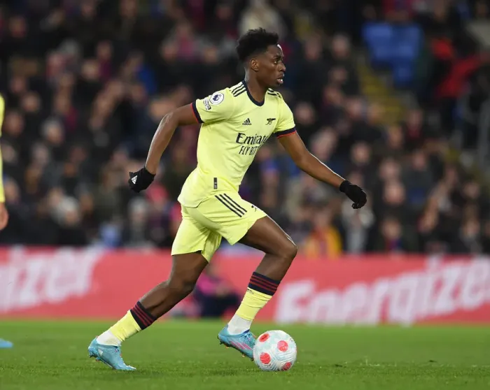 Framed Print : Arsenal's Albert Sambi Lokonga in Action against Crystal Palace - Premier League 2021-22 Framed Print : Arsenal's Albert Sambi Lokonga in Action against Crystal Palace - Premier League 2021-22