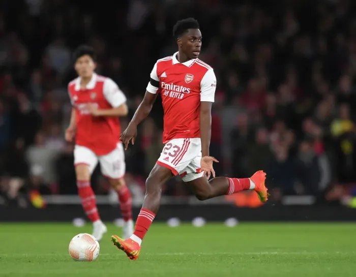 Framed Print : Arsenal's Albert Sambi Lokonga in Europa League Action against FK Bodo / Glimt (2022-23) Framed Print : Arsenal's Albert Sambi Lokonga in Europa League Action against FK Bodo / Glimt (2022-23)