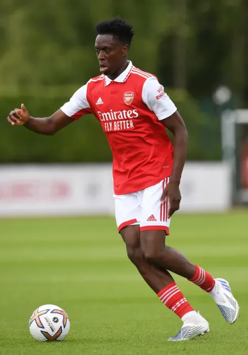 Framed Print : Arsenal's Albert Sambi Lokonga Impresses in Pre-Season Victory Over Ipswich Town