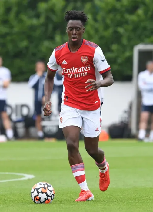 Framed Print : Arsenal's Albert Sambi Lokonga Impresses in Pre-Season Victory over Millwall Framed Print : Arsenal's Albert Sambi Lokonga Impresses in Pre-Season Victory over Millwall