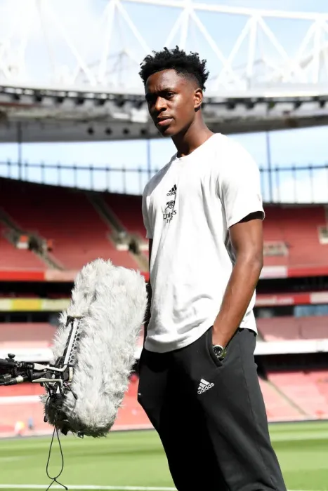 Framed Print : Arsenal's Albert Sambi Lokonga - Pre-Match Interview Ahead of Arsenal vs Norwich City, Premier League 2021-22 Framed Print : Arsenal's Albert Sambi Lokonga - Pre-Match Interview Ahead of Arsenal vs Norwich City, Premier League 2021-22