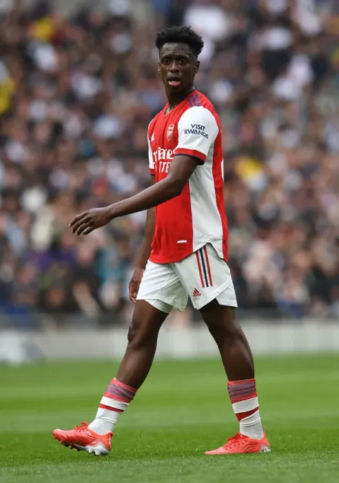 Framed Print : Arsenal's Albert Sambi Lokonga: Unwavering Focus Amidst Tottenham Hotspur Rivalry Framed Print : Arsenal's Albert Sambi Lokonga: Unwavering Focus Amidst Tottenham Hotspur Rivalry