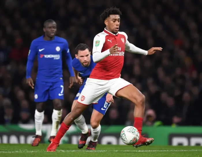 Framed Print : Arsenal's Alex Iwobi vs. Chelsea's Danny Drinkwater: A Battle in the Carabao Cup Semi-Finals Framed Print : Arsenal's Alex Iwobi vs. Chelsea's Danny Drinkwater: A Battle in the Carabao Cup Semi-Finals