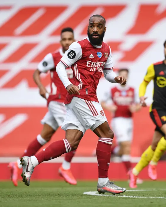 Framed Print : Arsenal's Alex Lacazette in Action: Arsenal vs. Watford, Premier League 2019-2020 Framed Print : Arsenal's Alex Lacazette in Action: Arsenal vs. Watford, Premier League 2019-2020