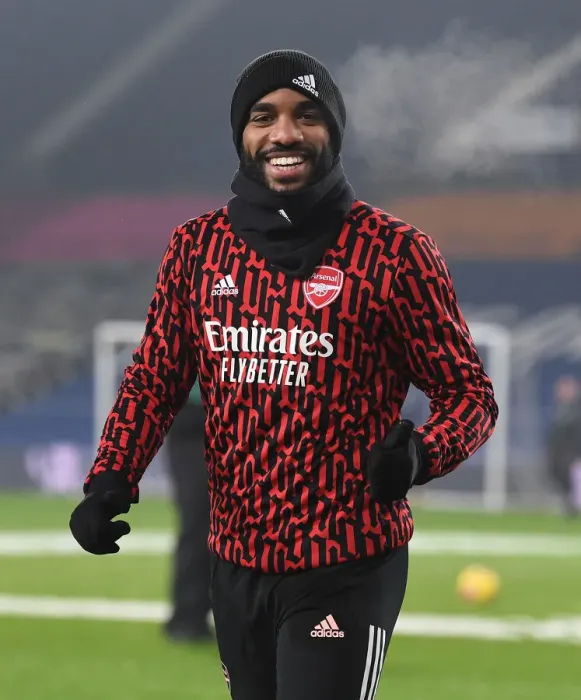 Framed Print : Arsenal's Alex Lacazette in Action against West Bromwich Albion - Premier League 2020-21