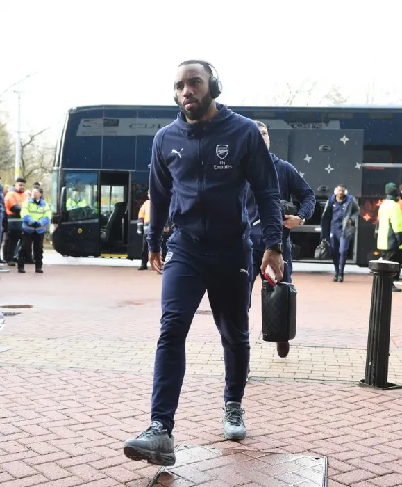 Framed Print : Arsenal's Alex Lacazette Arrives at Huddersfield Town's John Smiths Stadium Ahead of Premier League Clash Framed Print : Arsenal's Alex Lacazette Arrives at Huddersfield Town's John Smiths Stadium Ahead of Premier League Clash