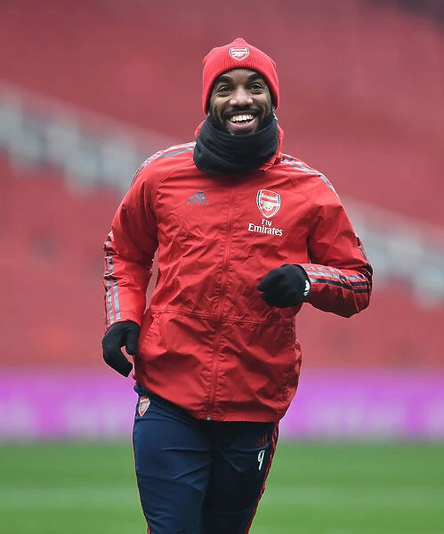 Arsenal's Alex Lacazette Gears Up for Arsenal vs Manchester United (2019-20)
